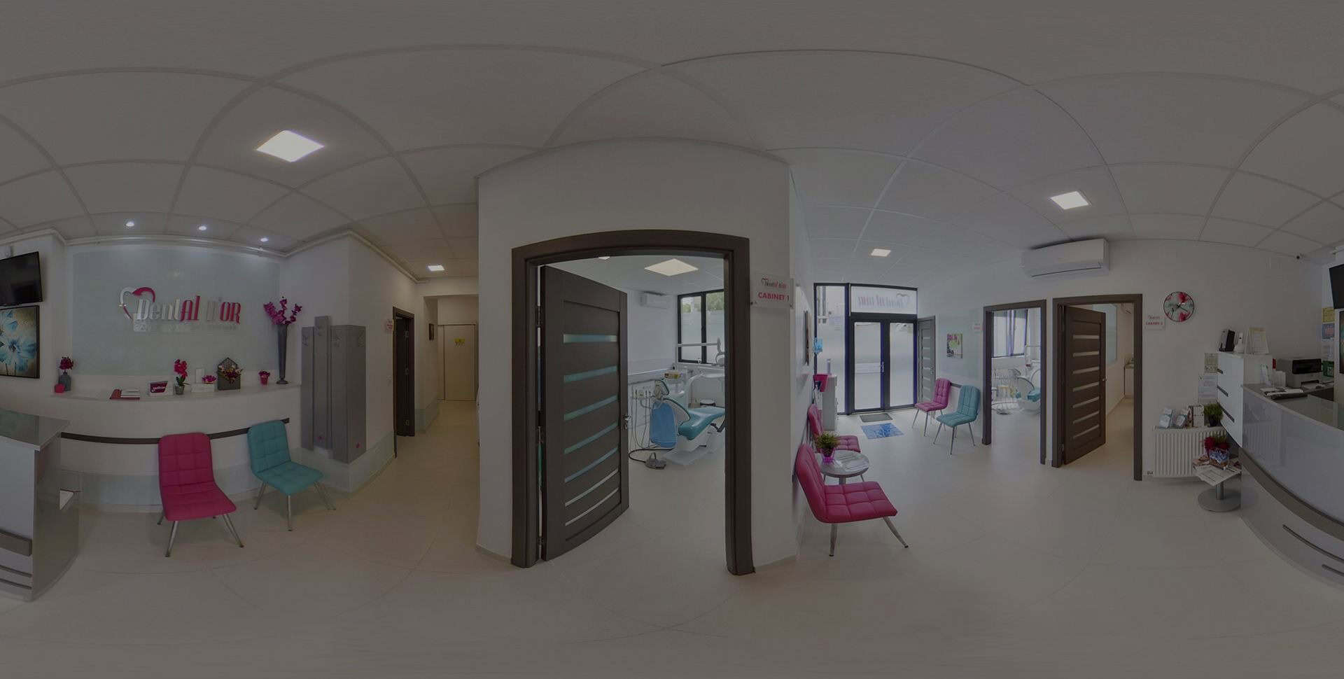 Interiorul clinicii Dental D'Or din Târgu Mureș